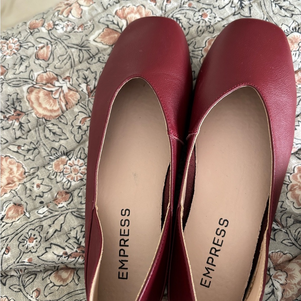 Women's Red Ballet Flats